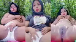 Jilbab Mengoceh Di Tengah Hutan, Langsung Tancap Gas