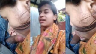 Video Seks Luar Ruangan Gadis 18 Tahun Mengisap Kontol