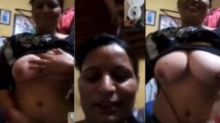Guru Berpayudara Besar Menikmati Panggilan Video Mesra Dengan Muridnya