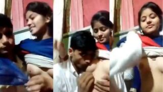 Mesumnya, Sepupu Digoyang Payudara Montok Di Video Desi