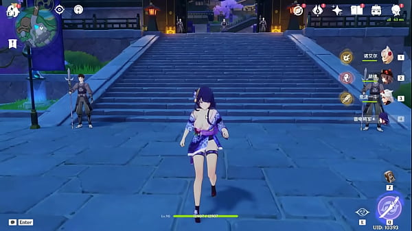 Raiden Genshin Bugil Pakai Yukata Mod Seksi Karya Hexi Wang