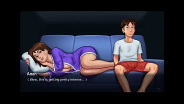 Malam Penuh Nafsu [v21.0.0] | Mama Tiri Ngintipin Gak Berkedip (18+) | Game Anime Panas