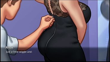 Ibu Tiri Mengakhiri Percakapan Dengan Senyuman Penuh Godaan (18+)