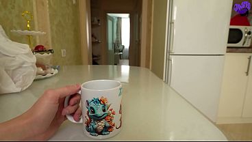 Pagi Buta, Mulut Mertua Basah Kencang Nelen Kontol.