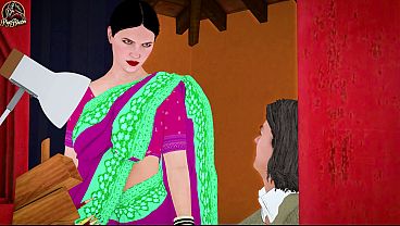 Desi Indian Bhabhi Gila Nafsu Goda Anak Kos Muda Buat Ngentot Keras